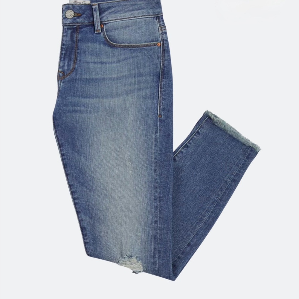 Mavi Women's Cropped Blue Jeans